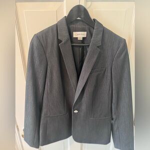 Calvin Klein Black/Charcoal Blazer
